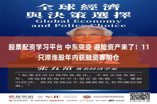股票配资学习平台 中东突变 避险资产来了！11只滞涨股年内获融资客加仓