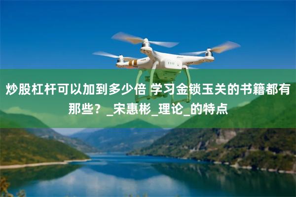 炒股杠杆可以加到多少倍 学习金锁玉关的书籍都有那些？_宋惠彬_理论_的特点