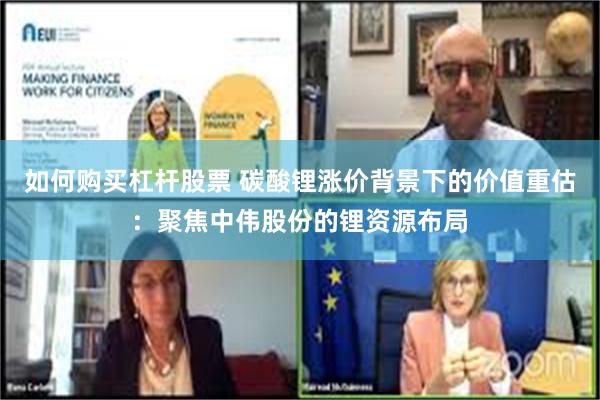 如何购买杠杆股票 碳酸锂涨价背景下的价值重估：聚焦中伟股份的锂资源布局